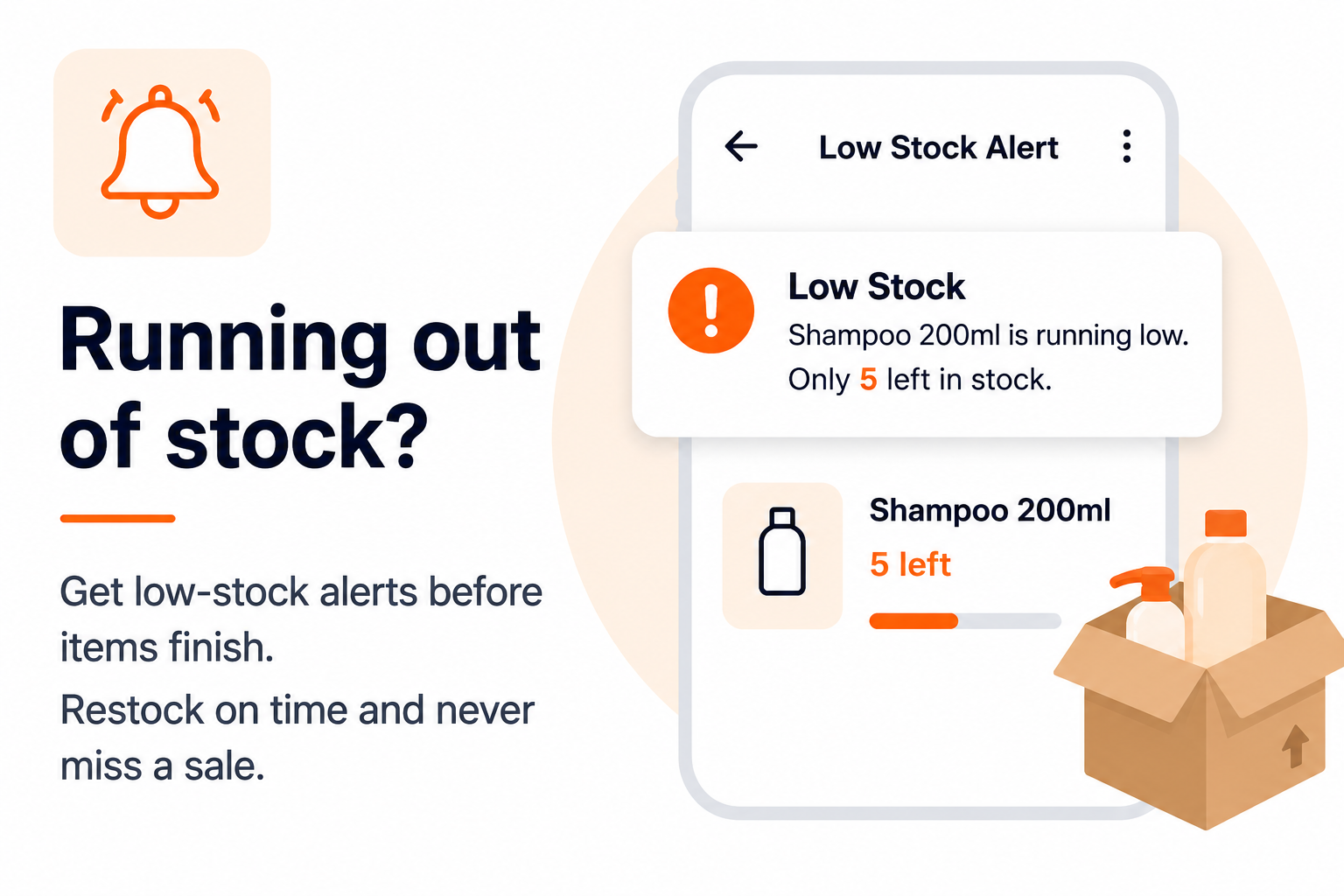 stop running out of stock